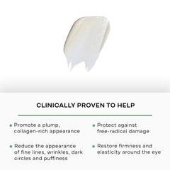 Replenix eye cream pump and bottle for easy daily application.