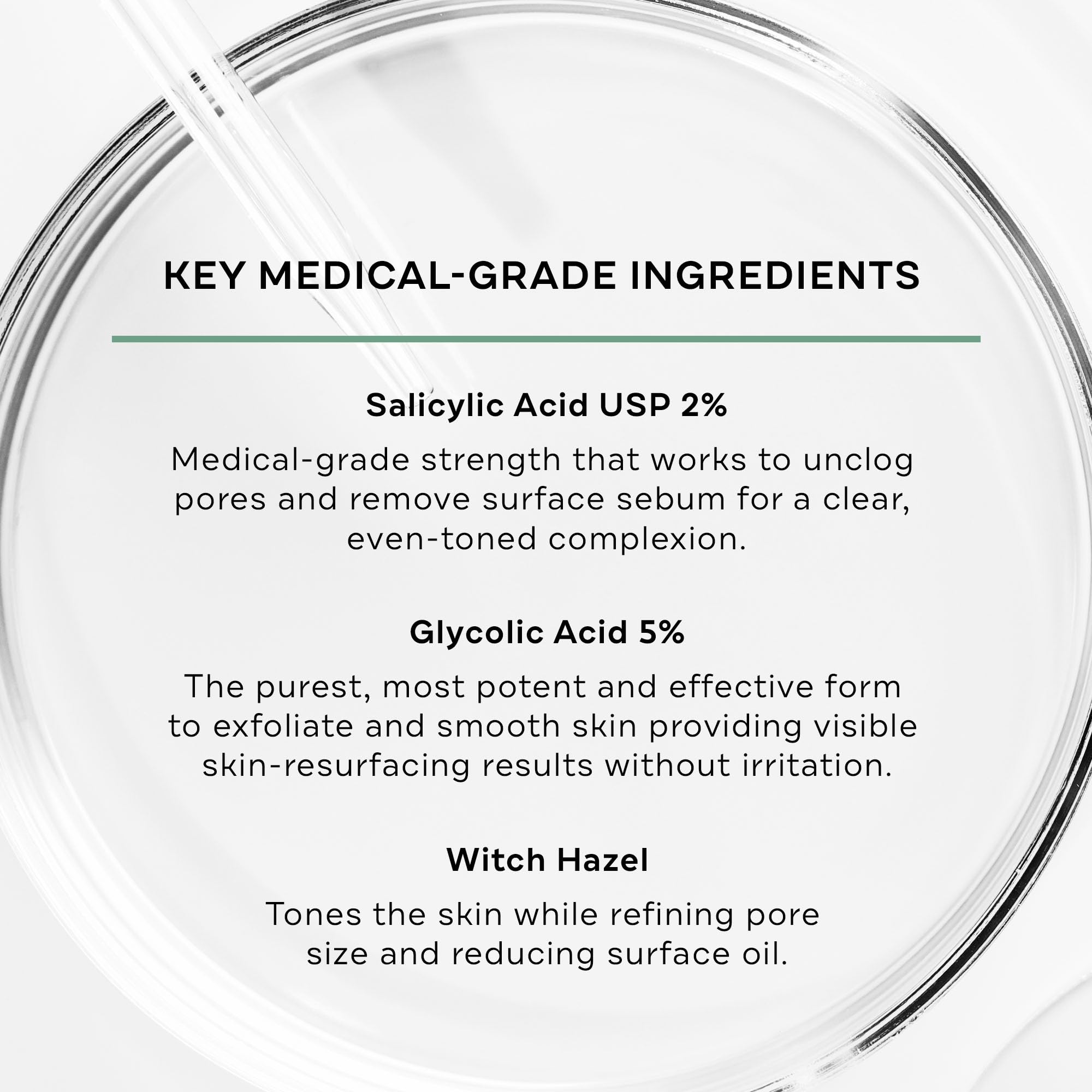 Gly-Sal acne pad close-up showing pre-soaked wipes for quick cleansing.