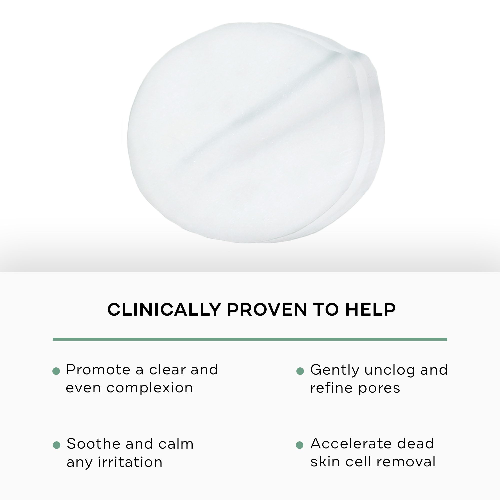 Applying a Gly-Sal pad during skincare for blemish control and smoother texture.