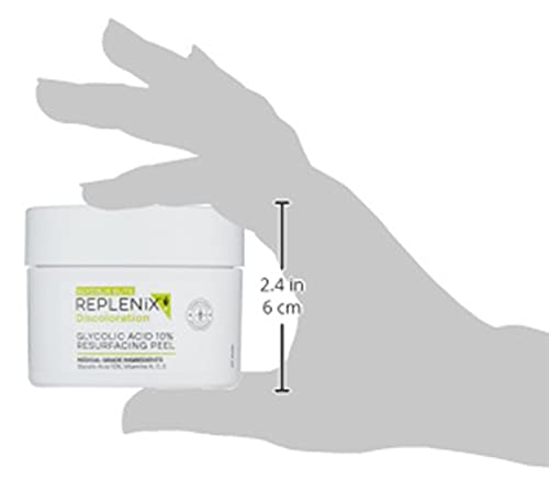 Replenix Glycolic 10% pad after-care with serum and lotion
