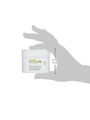 Packaging box of Replenix Glycolix Elite showing travel-friendly 60-count pads