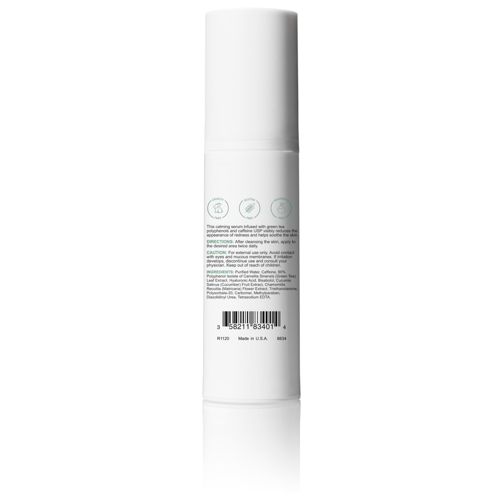 Replenix green tea gentle soothing cleanser pairing idea to complete routine.