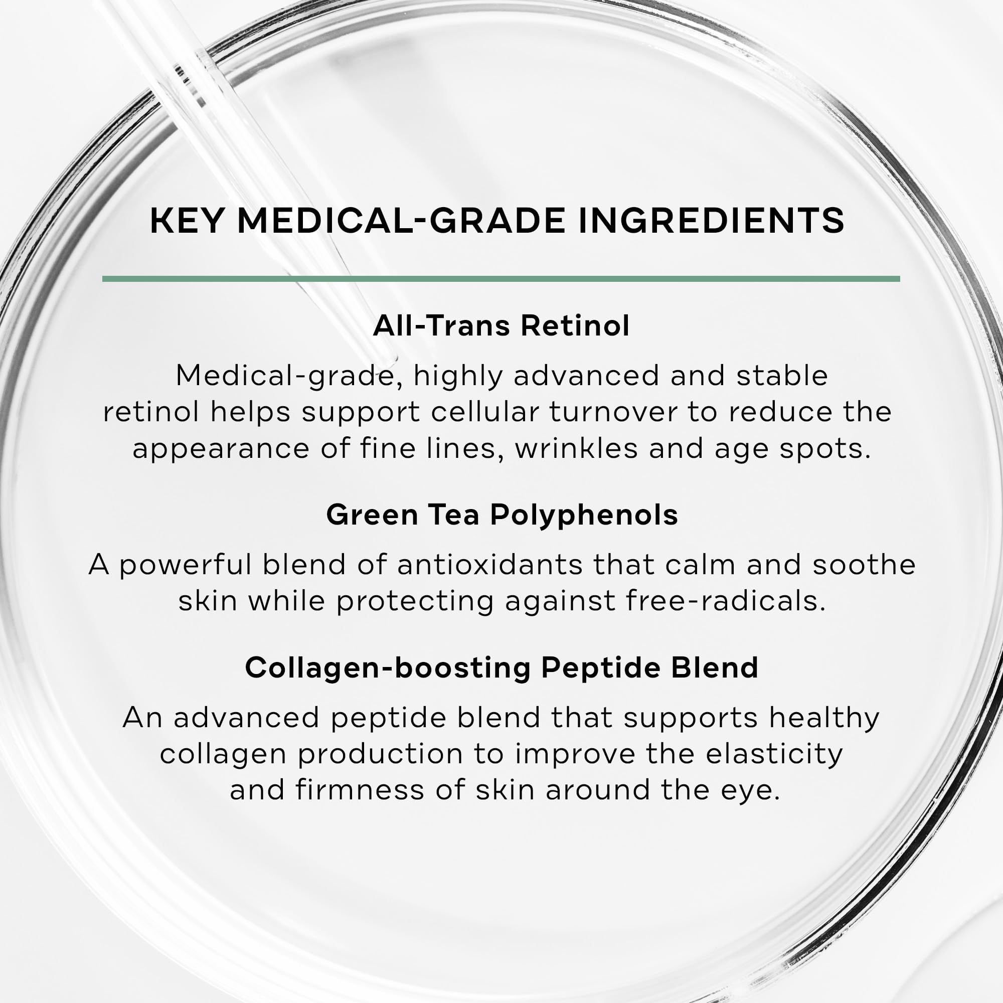Graphic of Replenix Green Tea Technology illustrating antioxidant protection for skin.