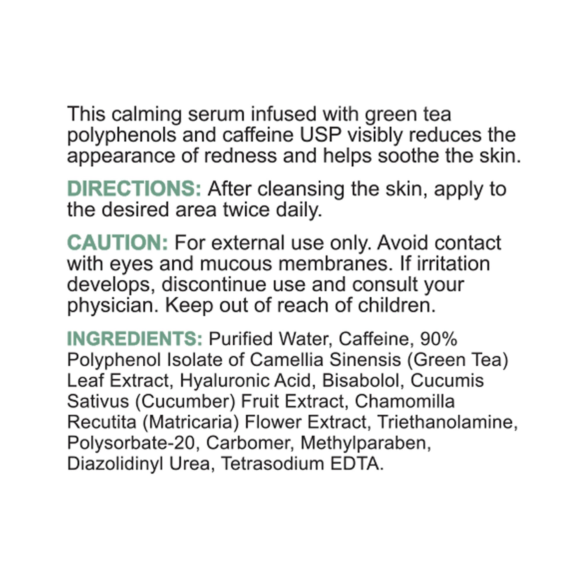 Replenix serum dispensing cap demonstrates controlled, precise application.