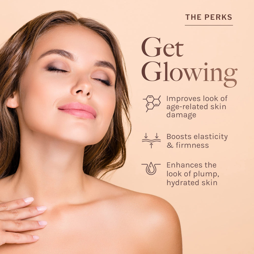 Close-up of neck cream texture highlighting micro-encapsulated copper peptides for collagen support