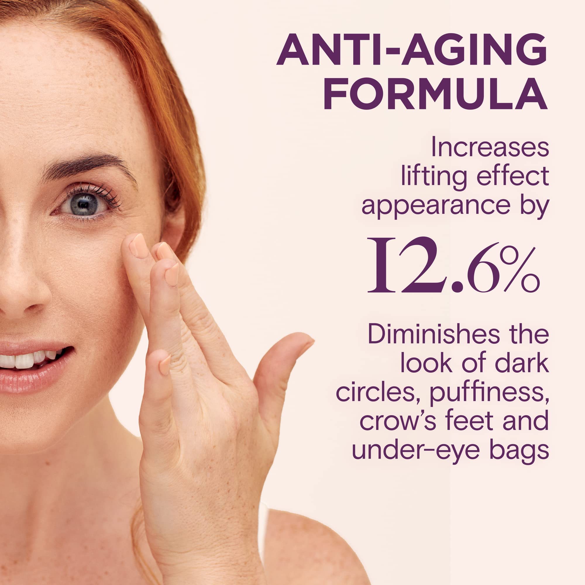 Reserveage Nutrition Illuminating Eye Cream dark circles before after demonstrates potential brightening effect.