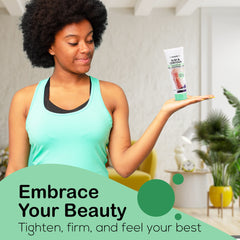 Reshape+ skin tightening gel texture close-up shows smooth absorption