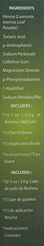 Reshma Beauty 100 gray coverage in a rich black shade.