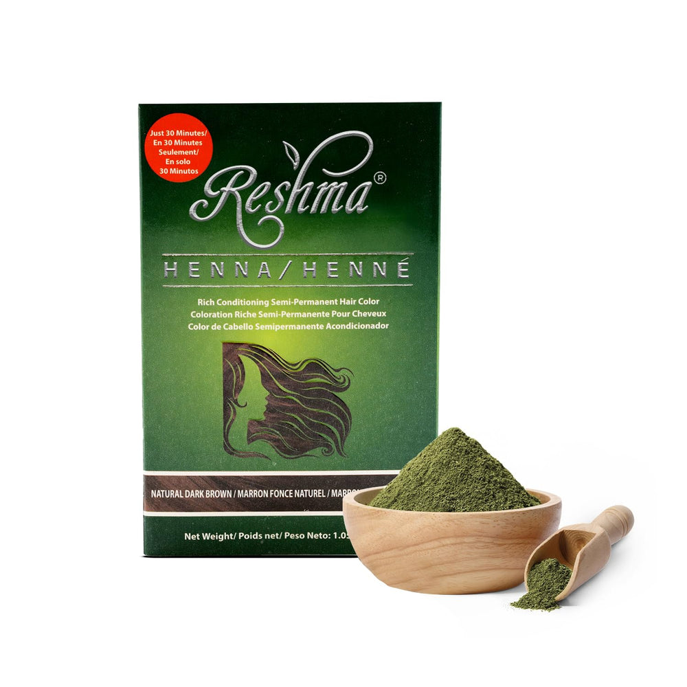Reshma Beauty 30 Minute Henna color powder for gray coverage and shine