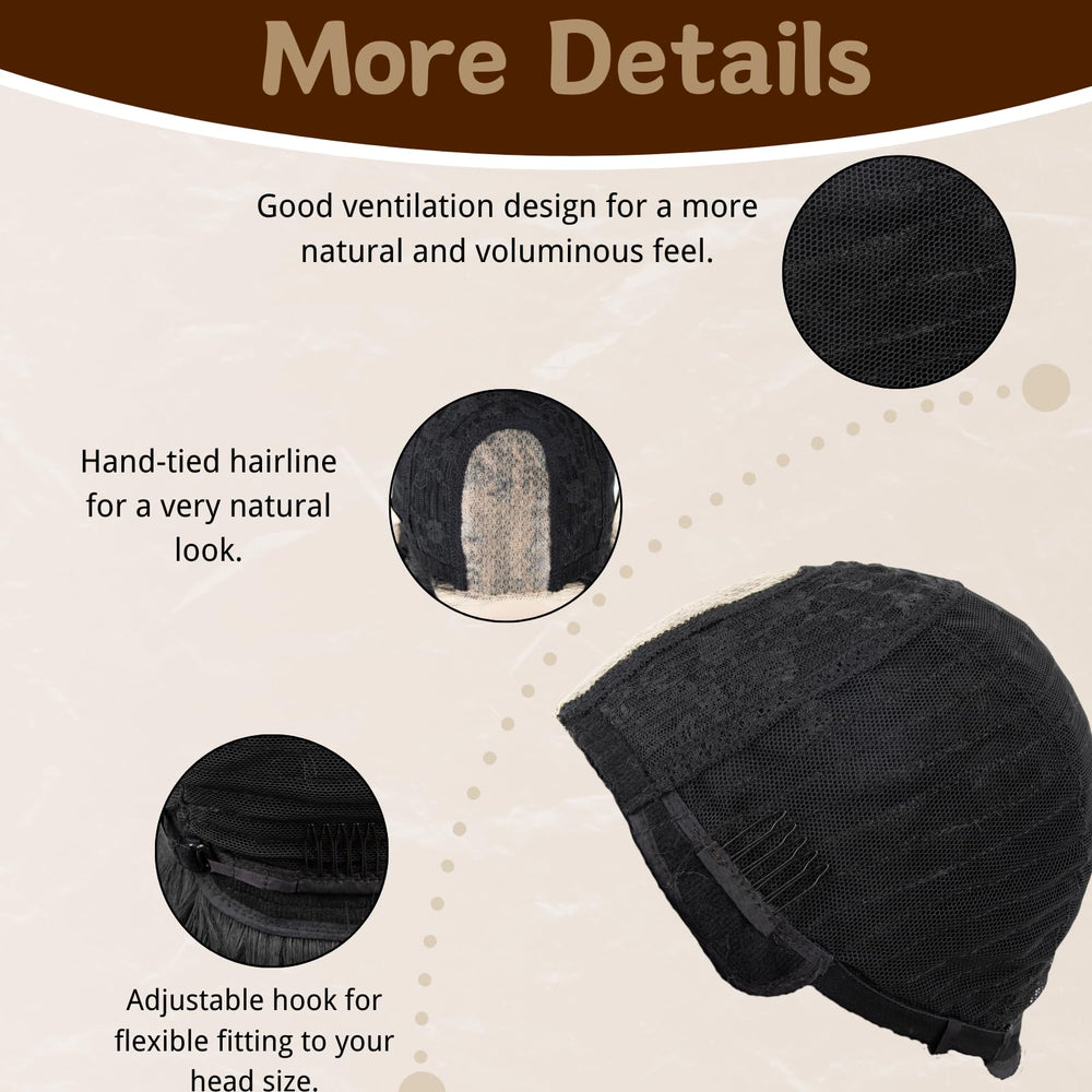 Resmeyer 26-inch wig is ideal for daily use, events, and parties.
