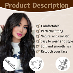 Resmeyer wavy hairline with hand-tied lace for ultra-realistic look.