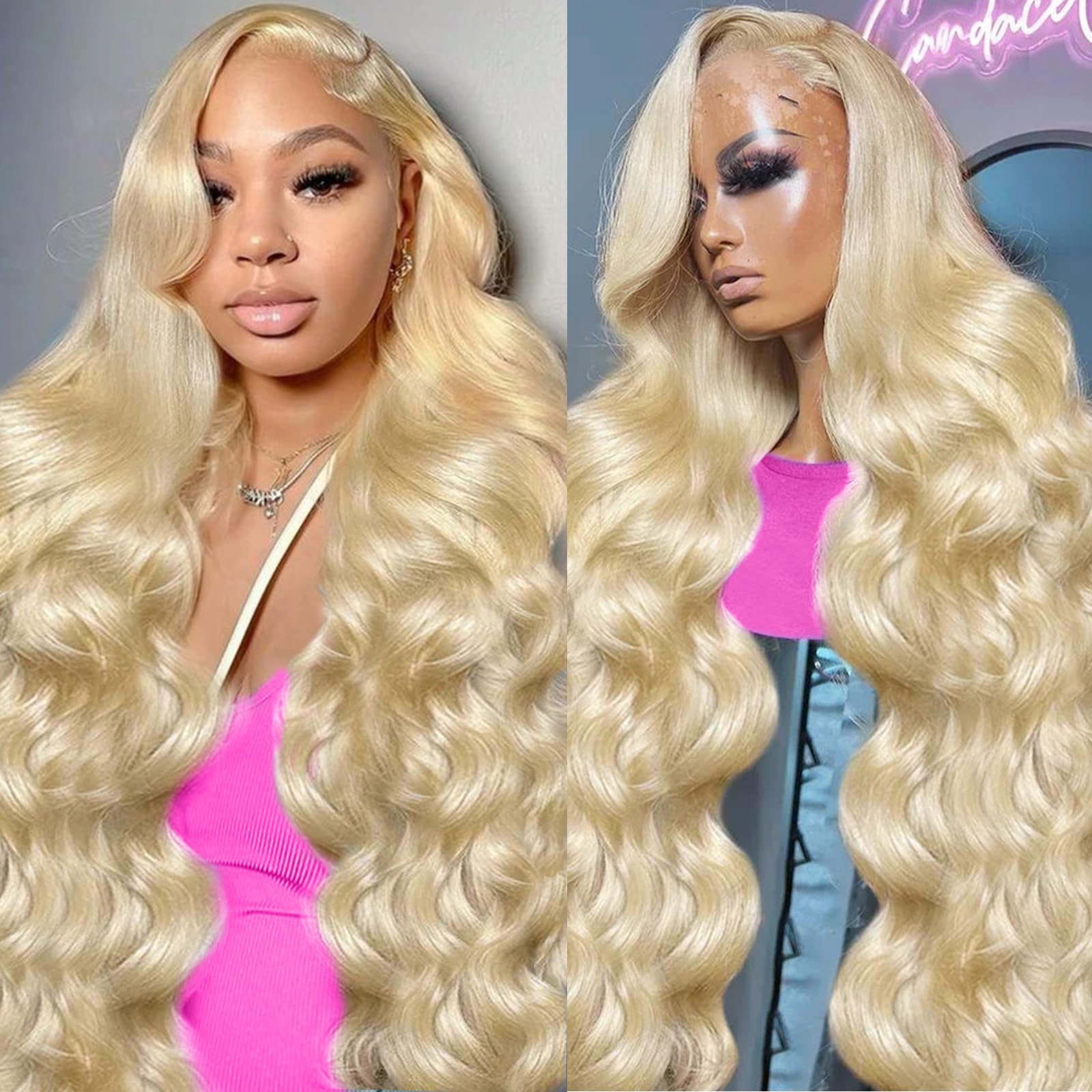 Resore 613 wig front view with HD lace for natural parting.