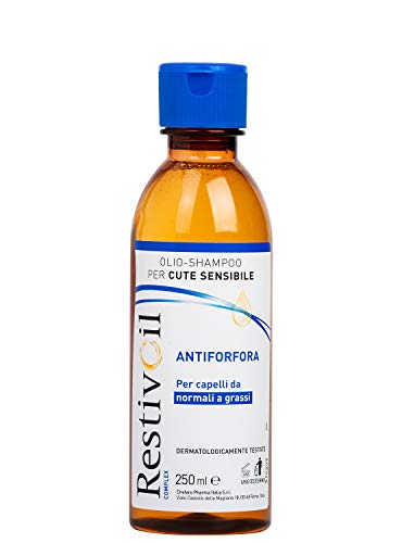 RestivOil bottle with transparent cap communicates trust and quality.