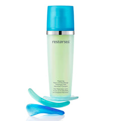 Restorsea neck decolletage bottle for targeted care and smooth texture.