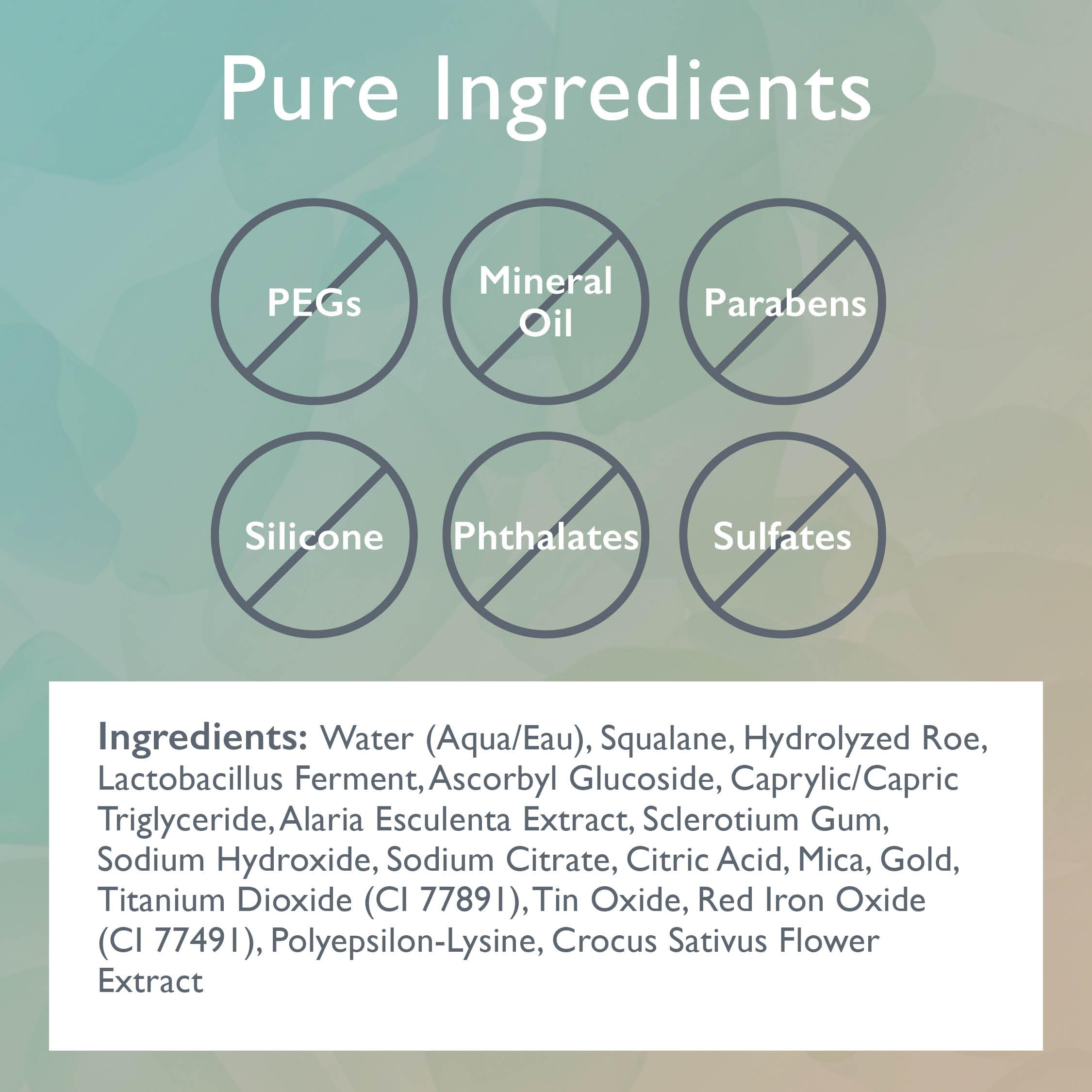 Restorsea non-comedogenic formula bottle conveys a lightweight touch on the skin.