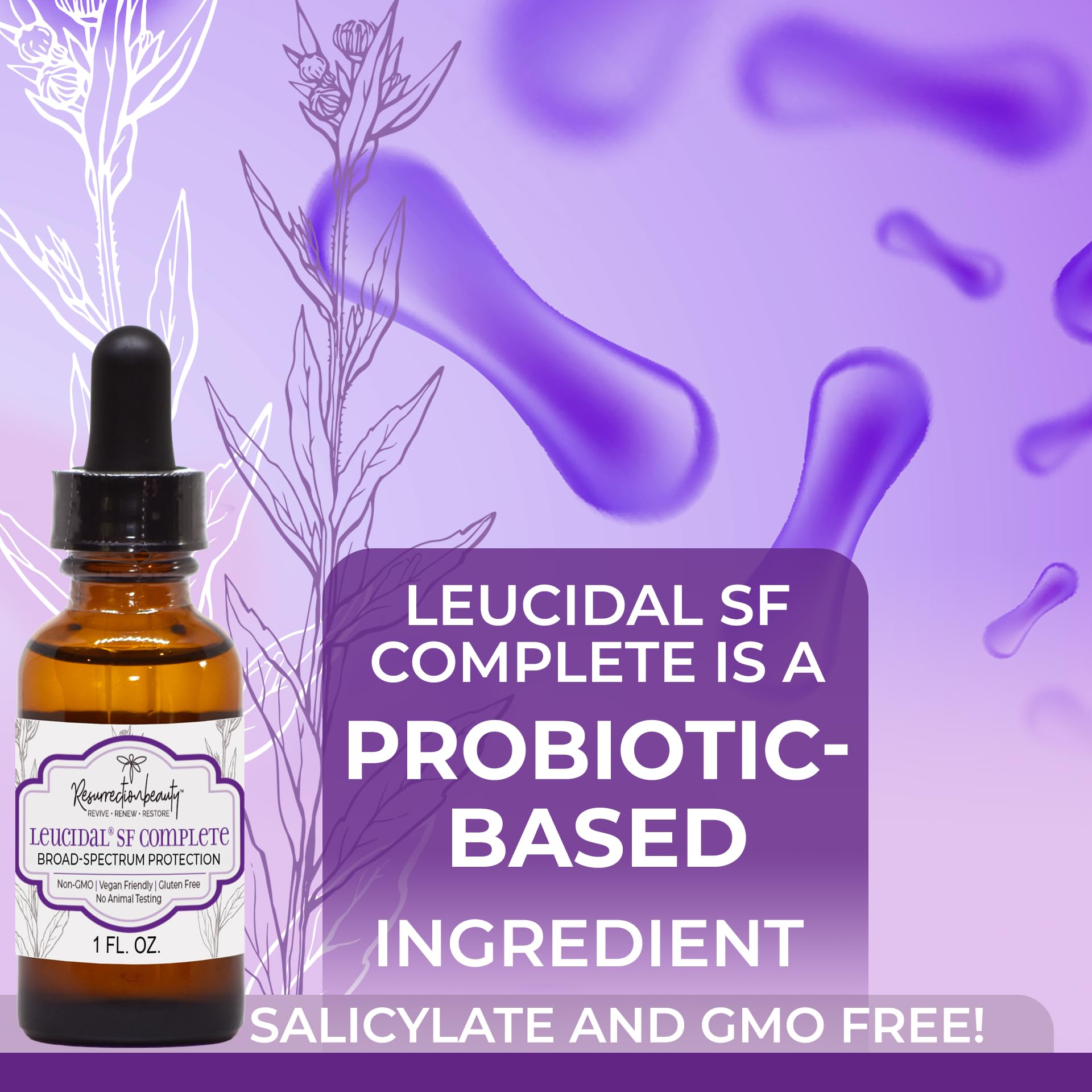 RESURRECTIONbeauty Leucidal SF Complete tolerates pH 3–8