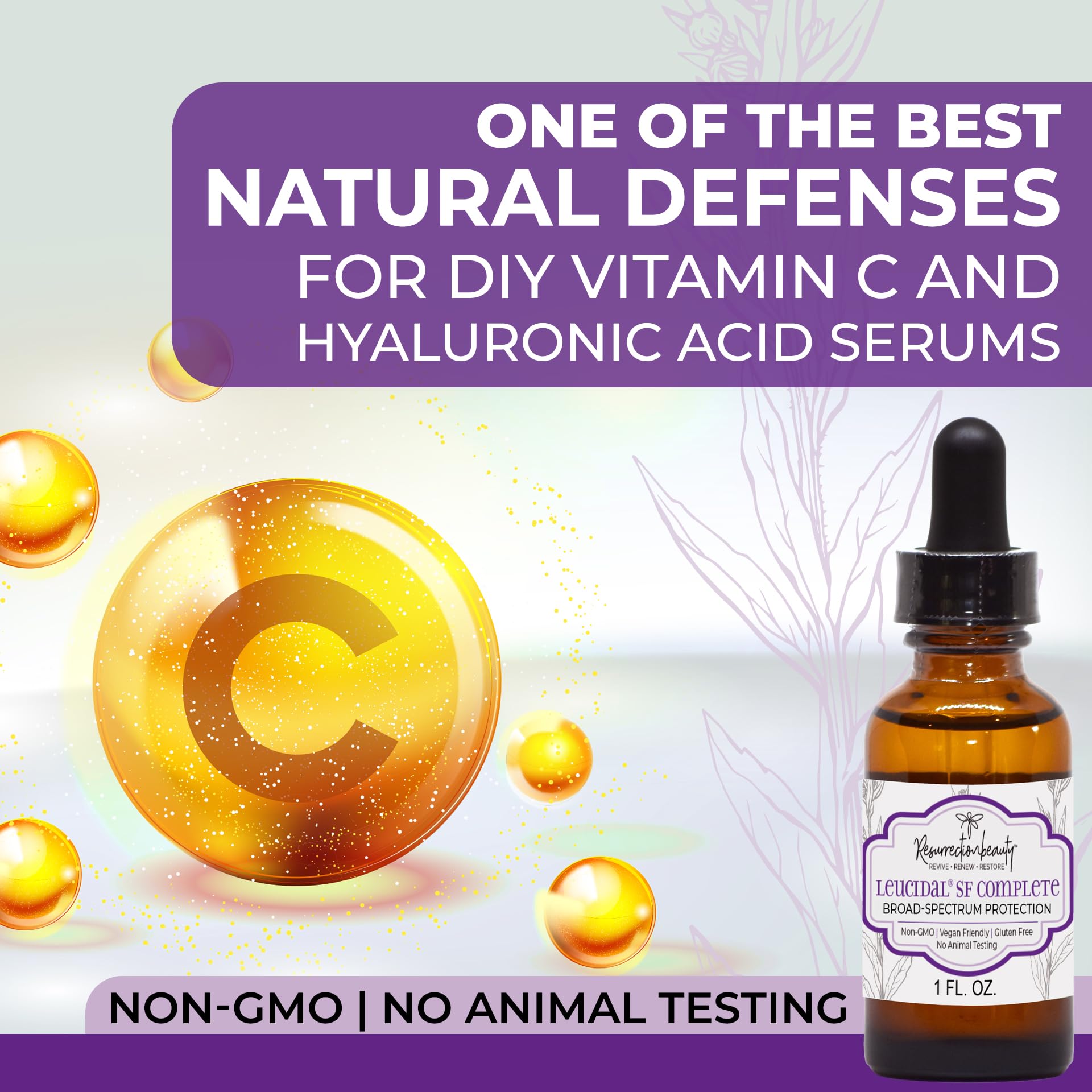 RESURRECTIONbeauty Leucidal SF Complete ready for vitamin C powder blends