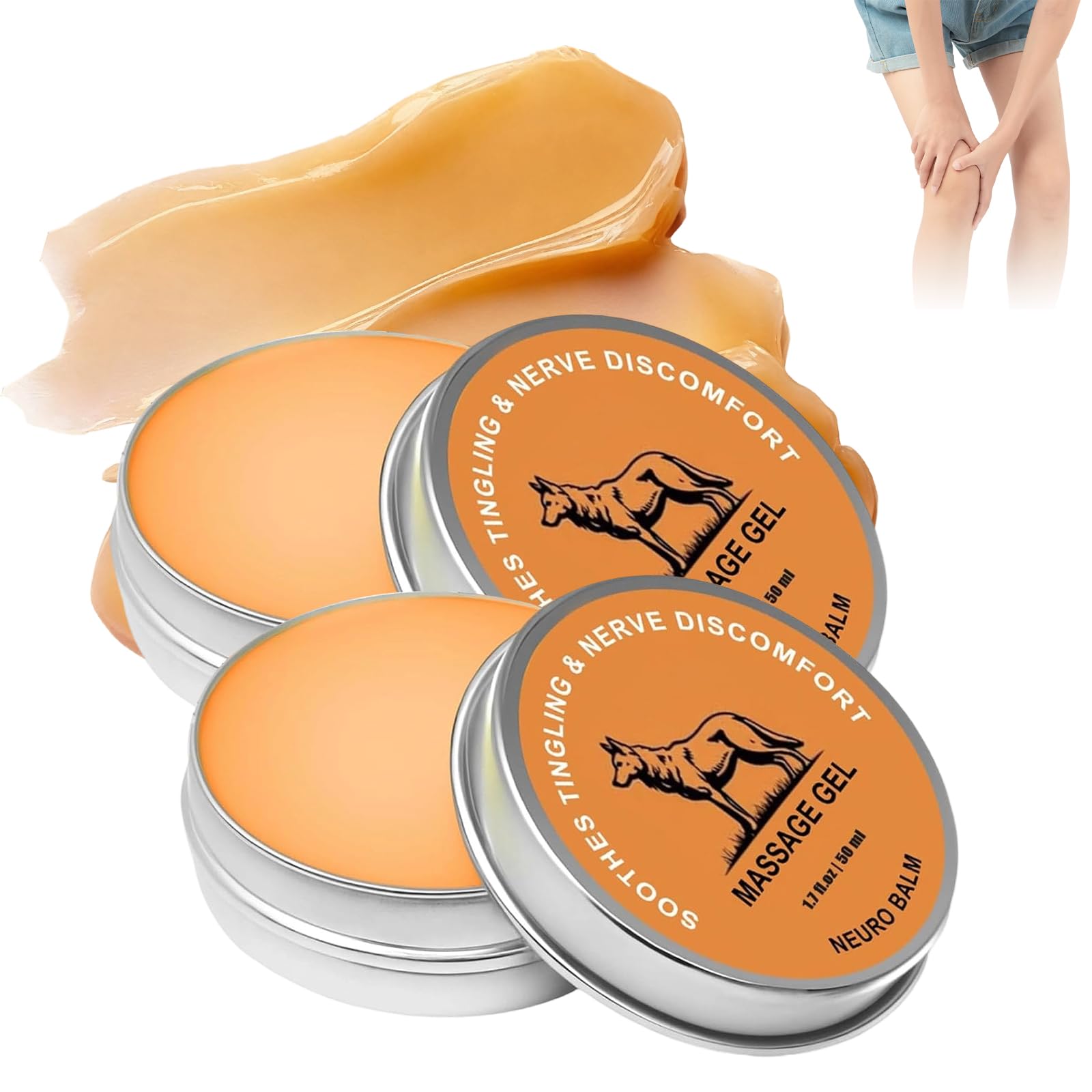 Retigazo Neuro Balm jar close up for soothing skin and daily comfort.