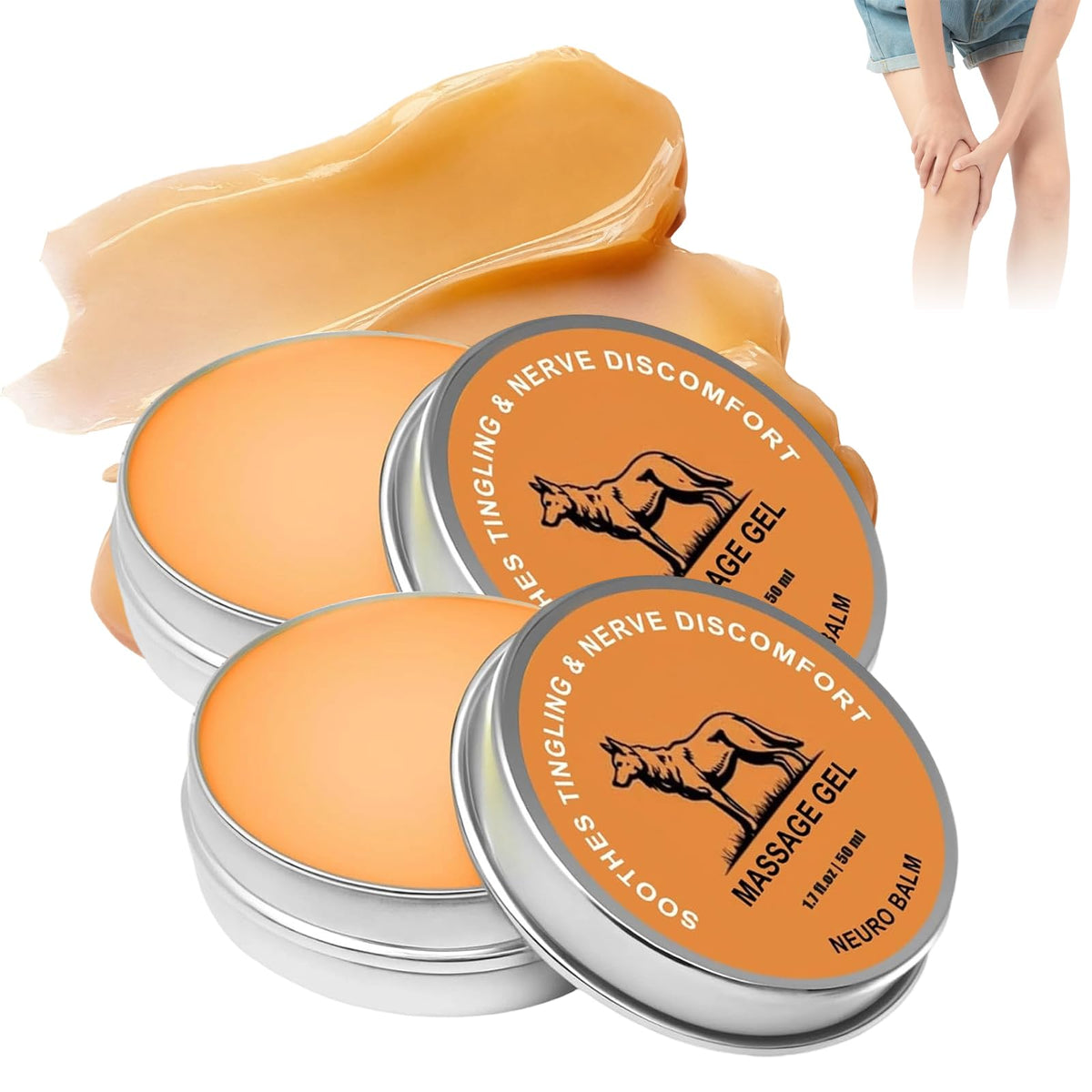 Retigazo Neuro Balm jar close up for soothing skin and daily comfort.