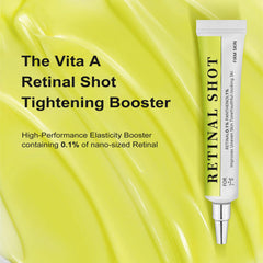 RETINAL SHOT serum texture close-up highlighting smooth application.