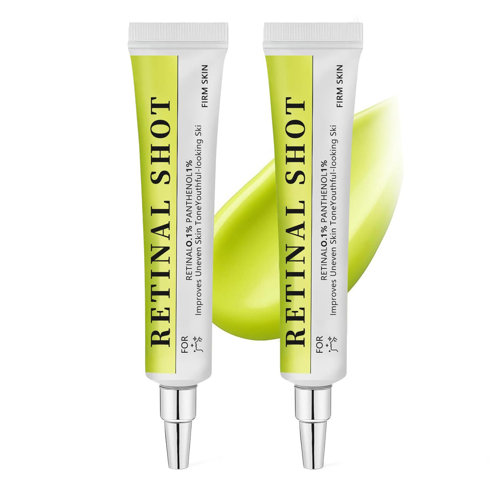 RETINAL SHOT tightening booster bottle close-up for firmer-looking skin.