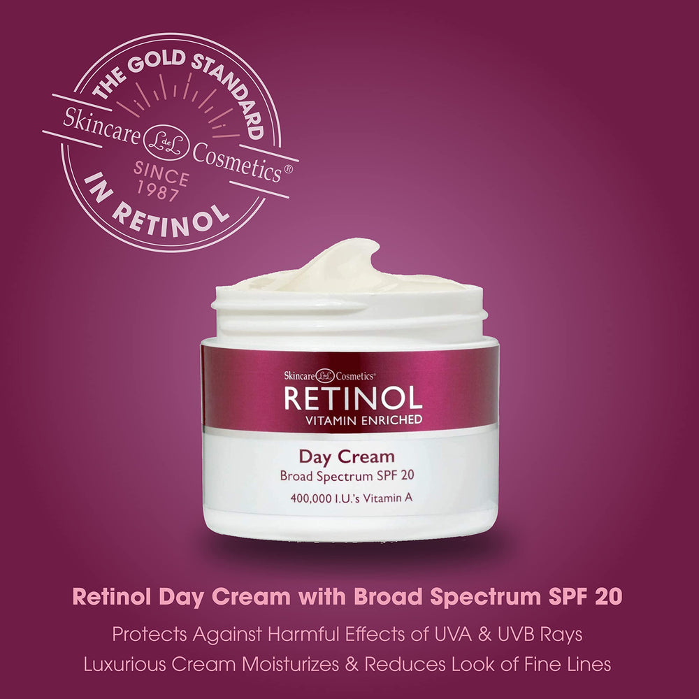 Close-up of Retinol LIVAURA label highlighting vitamins A, C and E.