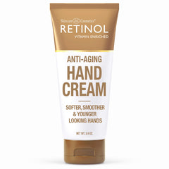 LIVAURA Retinol Hand Cream jar shows rich texture for deeply hydrated hands.