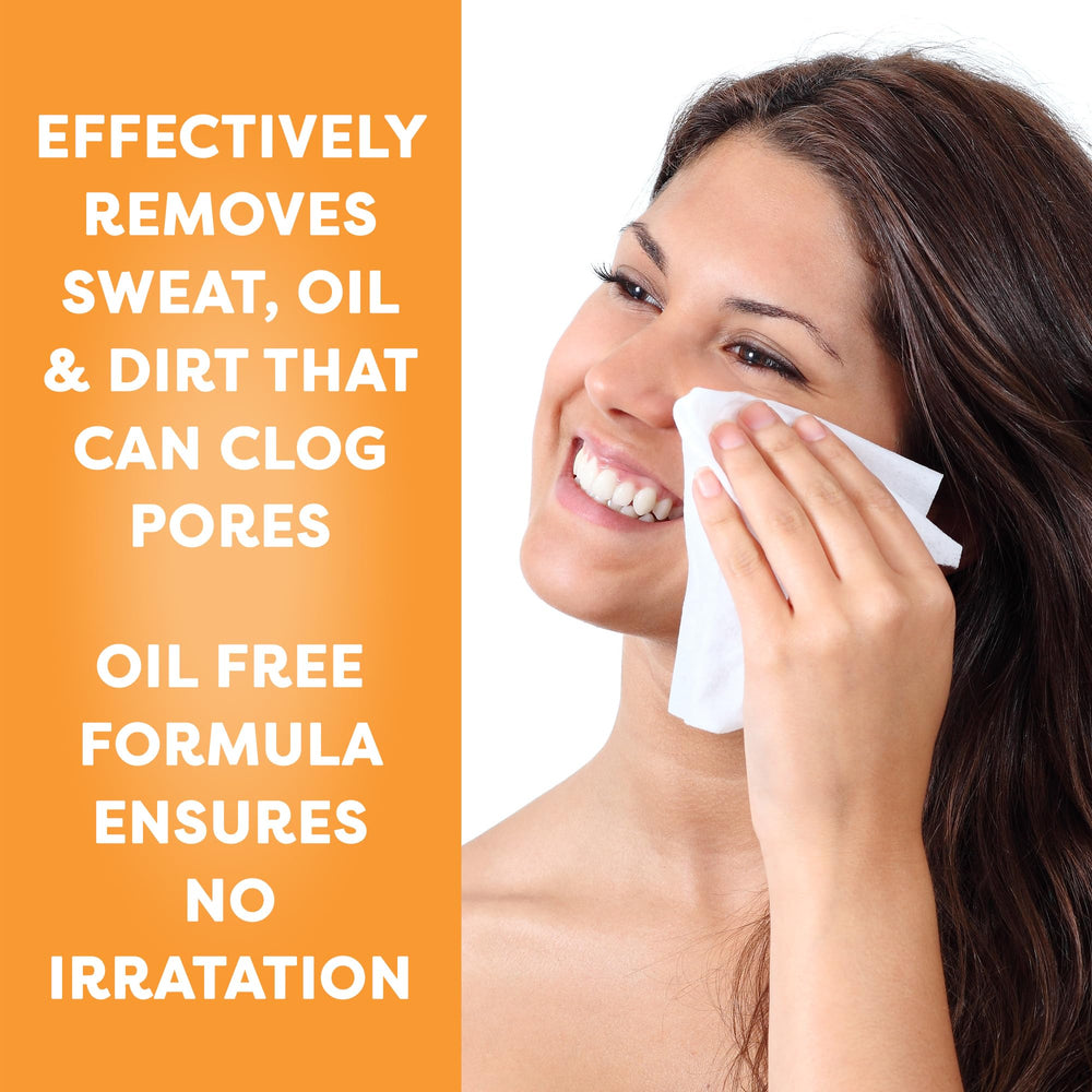 Hydrating formula with retinol and vitamin C for a gentle cleanse.