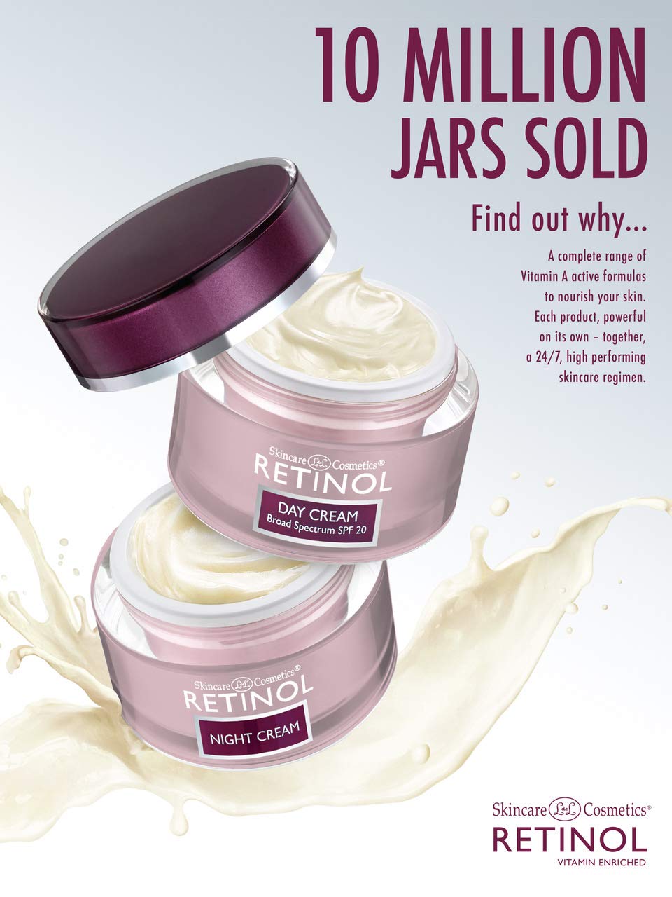 LIVAURA Retinol Night Cream brand logo visible on packaging