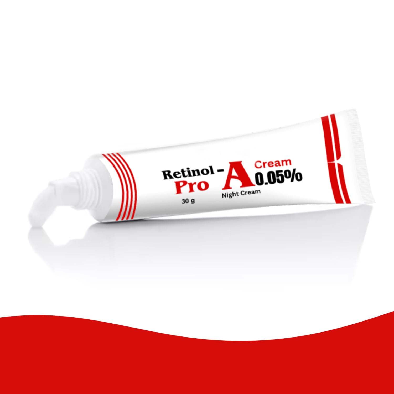 Retinol Pro Night Cream 0.05% jar closeup for gentle nightly care