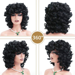 Retoleca curly wig cap adjustable secure fit ensures comfortable wear.
