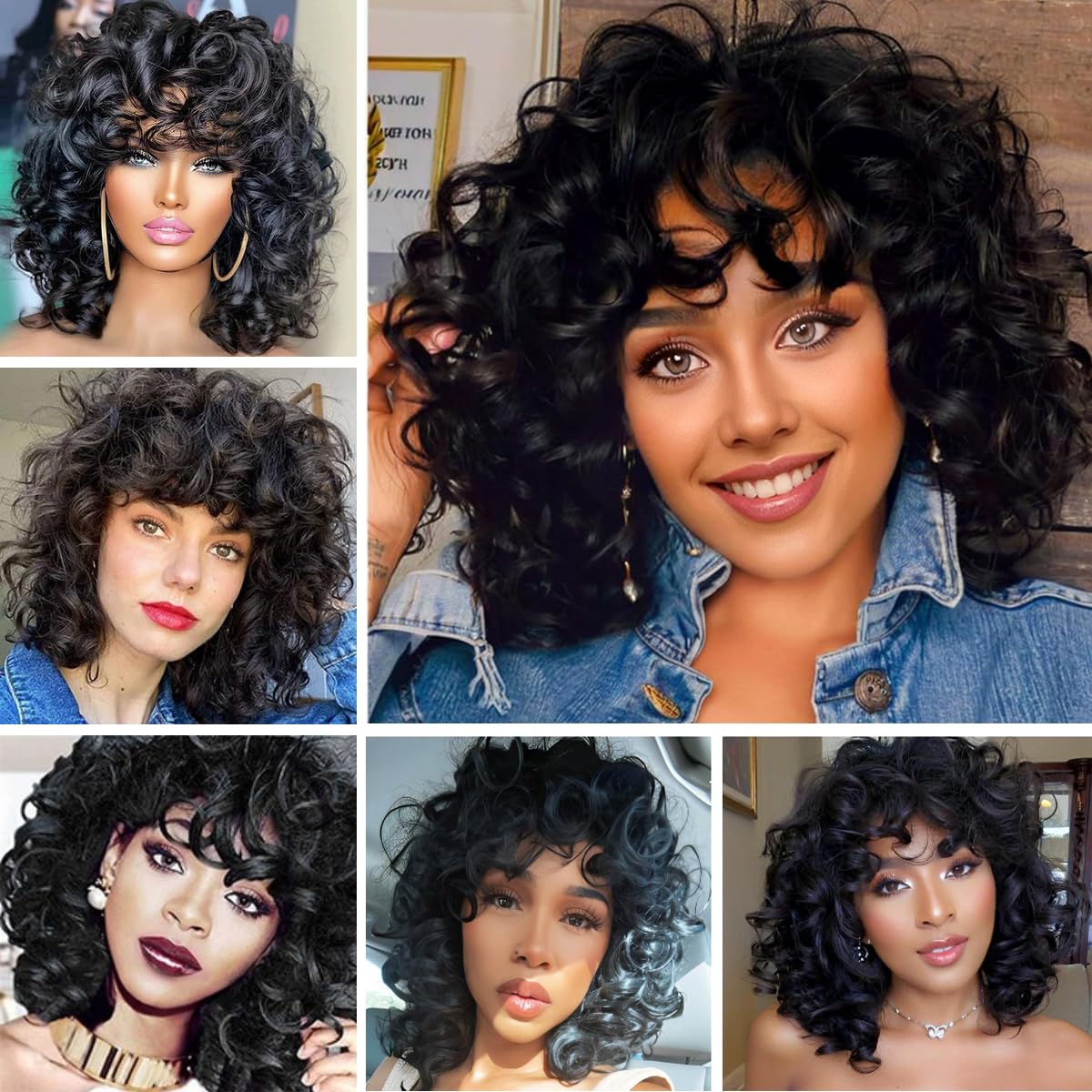 Retoleca soft, bouncy curls create effortless style on model.