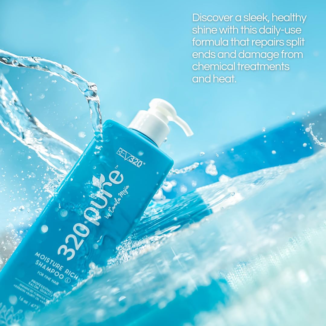 Rev320 320Pure packaging communicates purity and natural hydration.