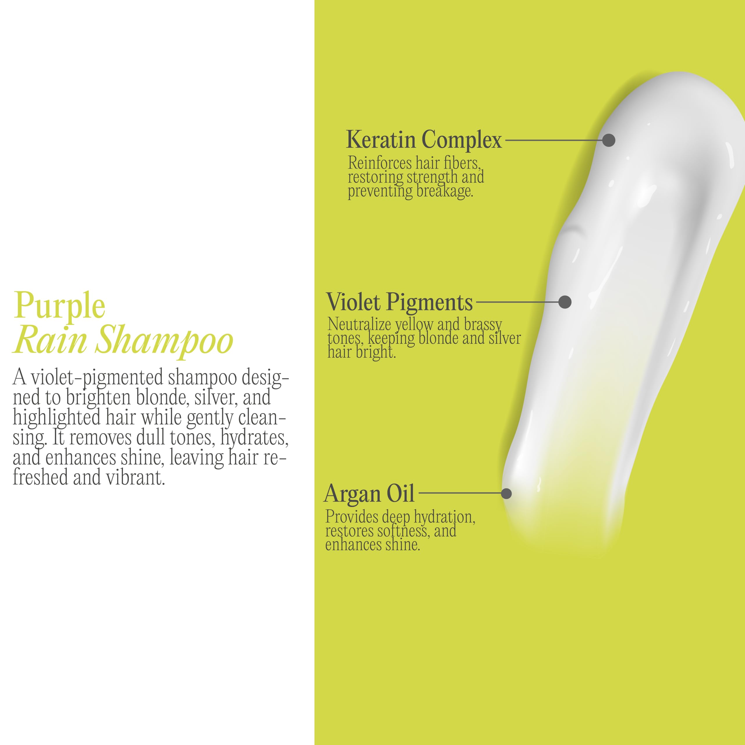 Rev320 Purple Rain shampoo suits blonde and silver hues