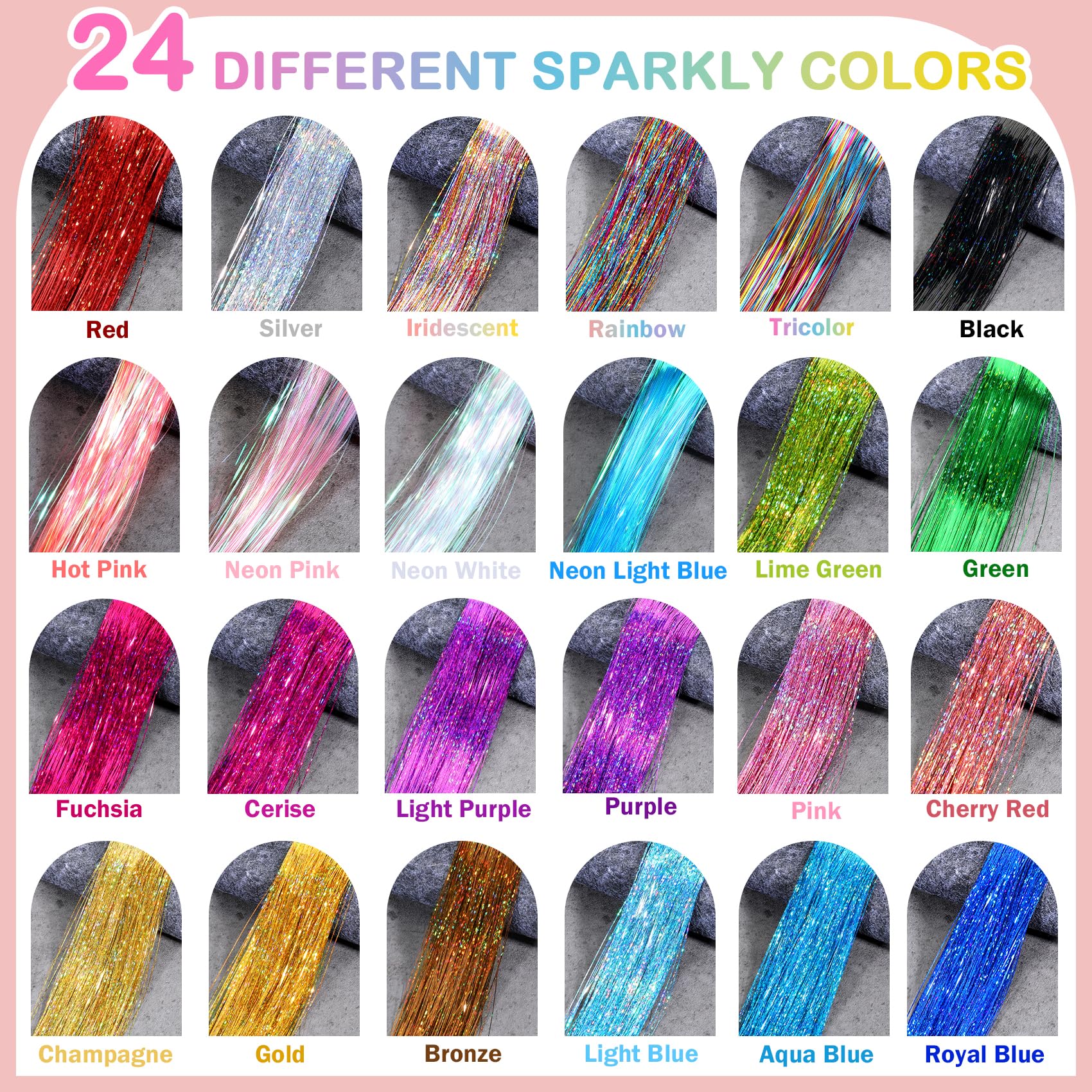 Revahope crochet tool and ponytail hoops enable mess-free application.