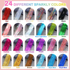 Revahope crochet tool and ponytail hoops enable mess-free application.