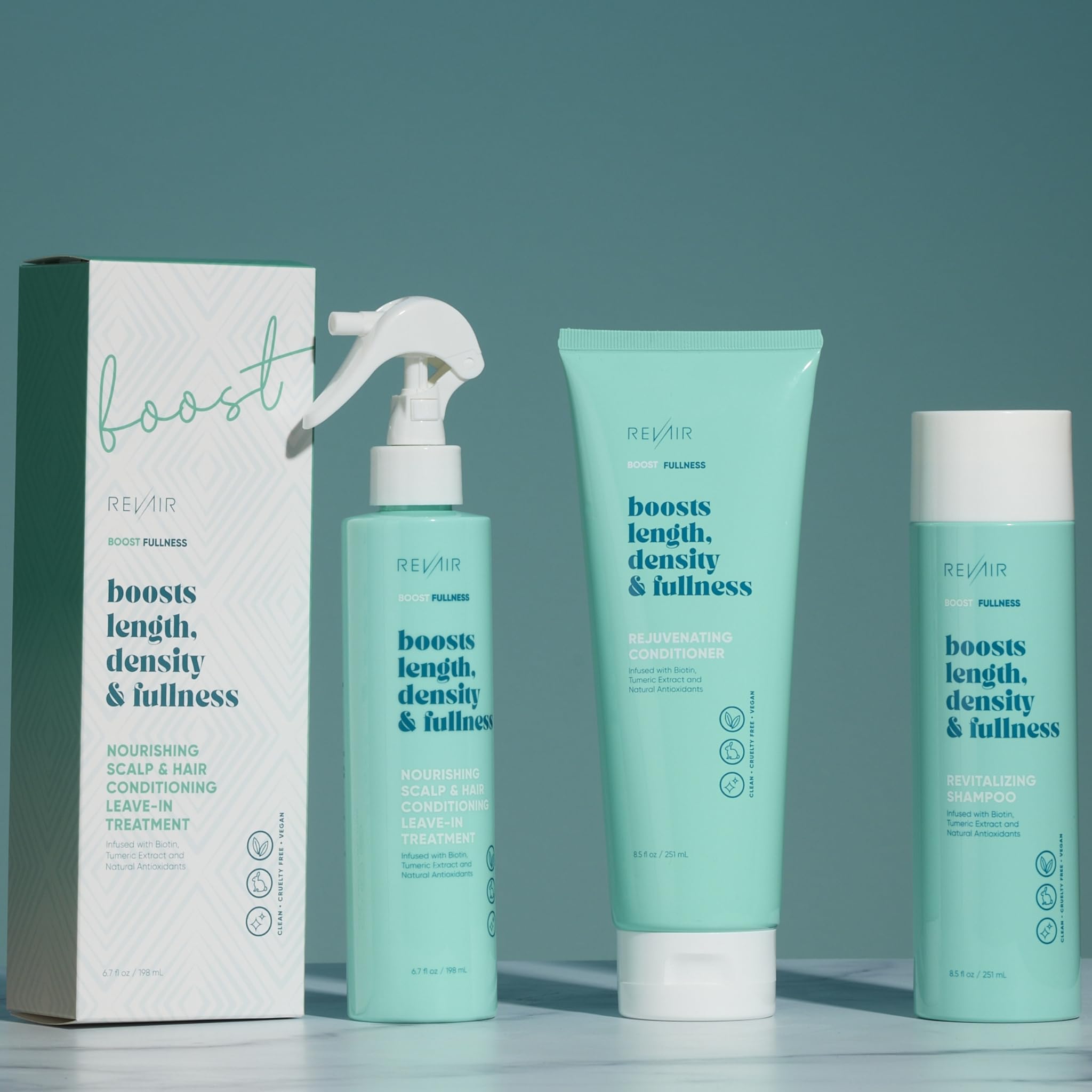 REVAIR Rejuvenating Conditioner cruelty-free label reinforces ethical choice