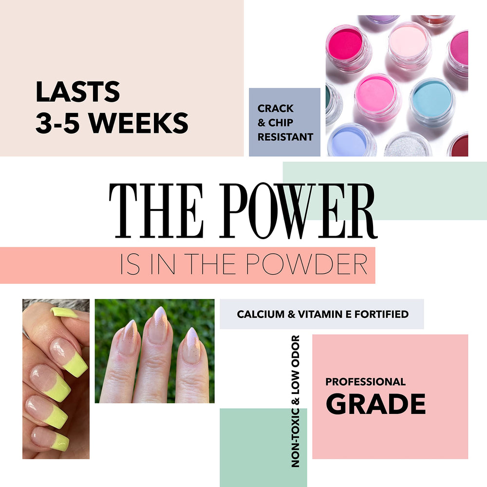 Revel Nail Clear Dip Powder jar ready for smooth, even color.