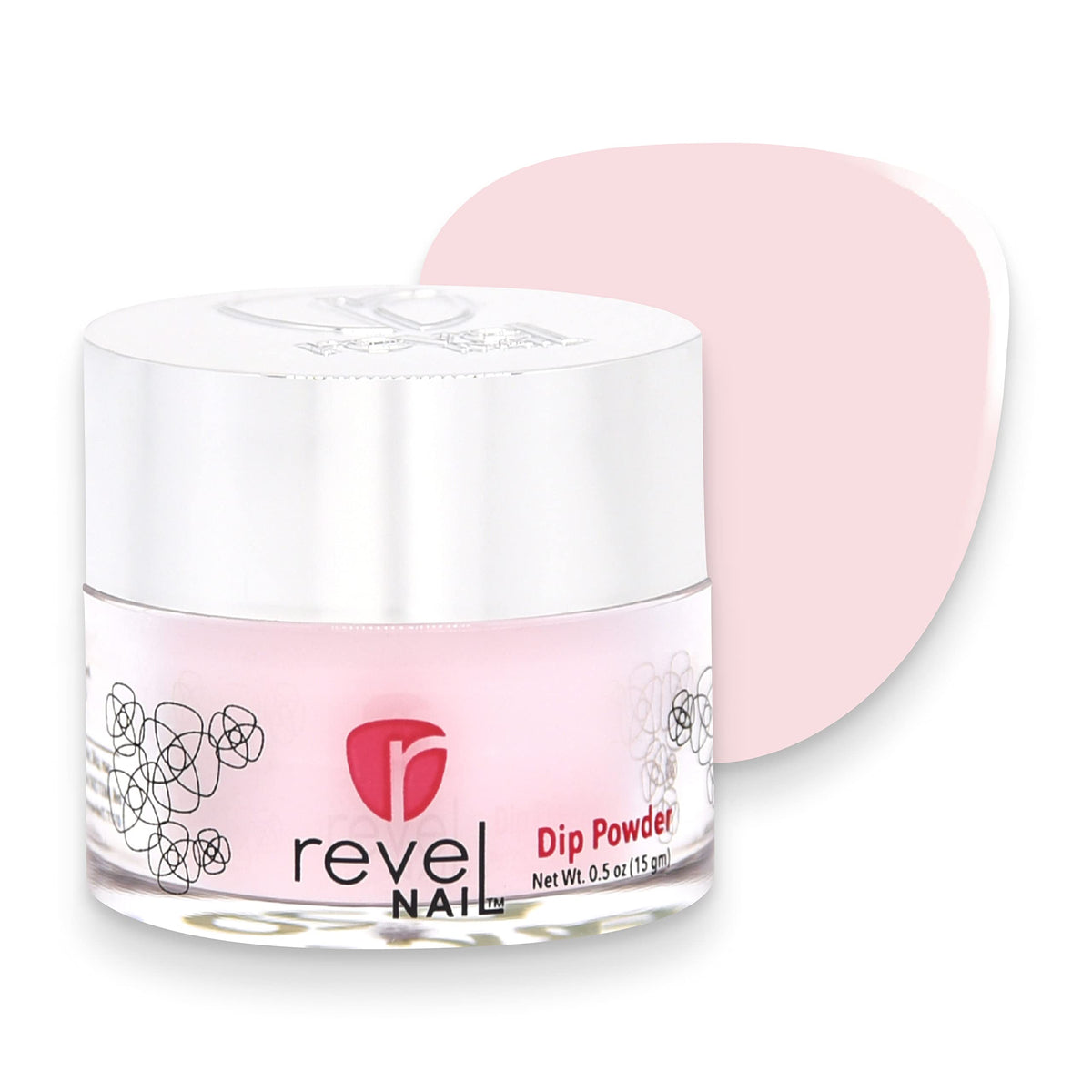 Revel Nail Dip Powder pink bottle for long-lasting at-home manicures.