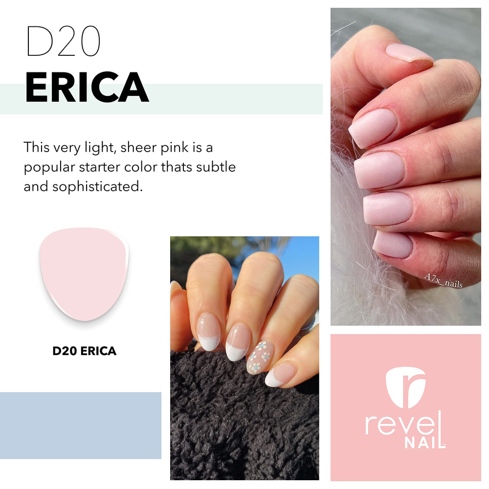 Revel Nail Dip Powder smooth finish delivers a sleek, even coat.