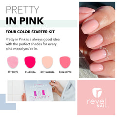 Revel Nail pro base coat demonstrates smooth dip application for lasting color.