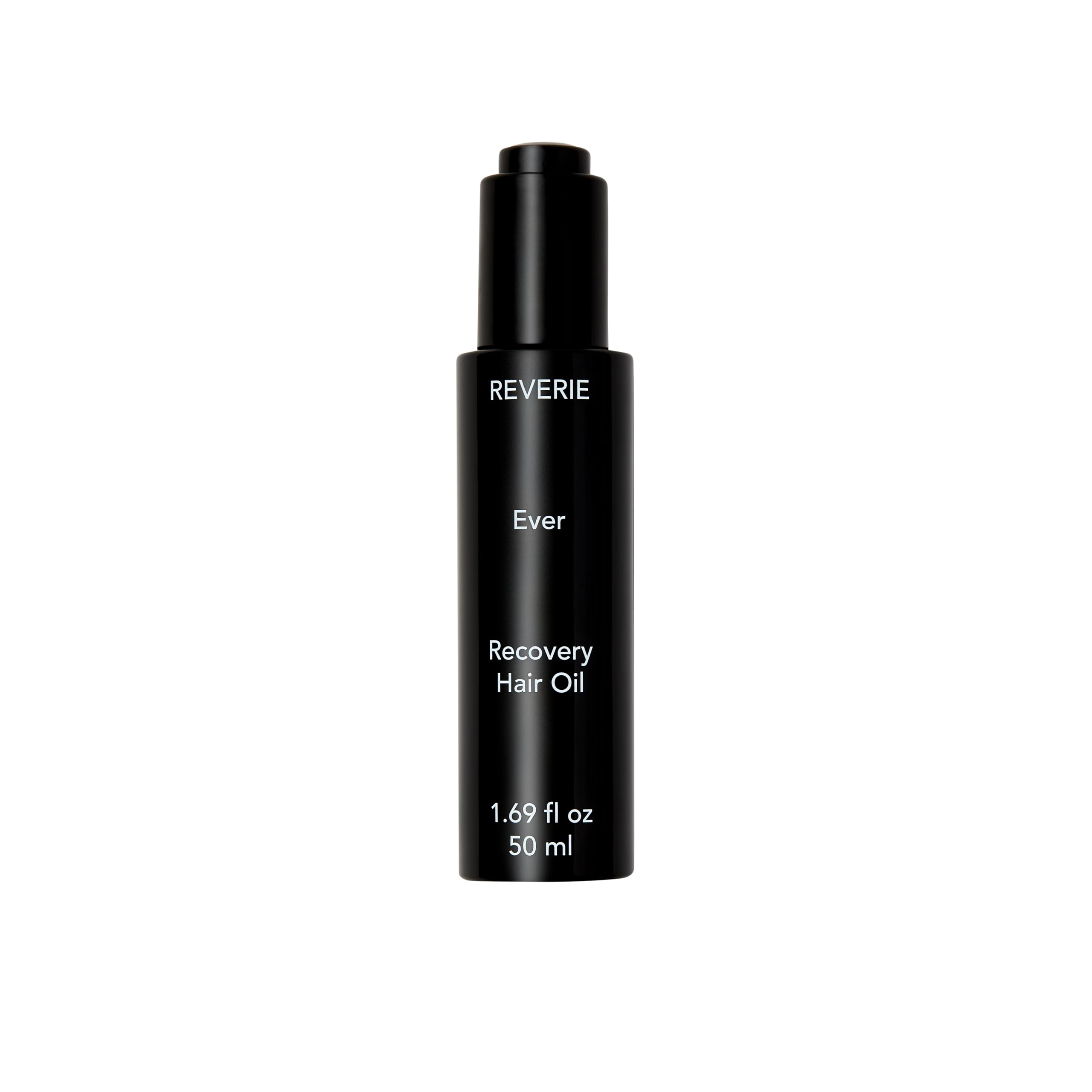 REVERIE Ever Recovery Oil bottle pour shows silky moisture for frizz control