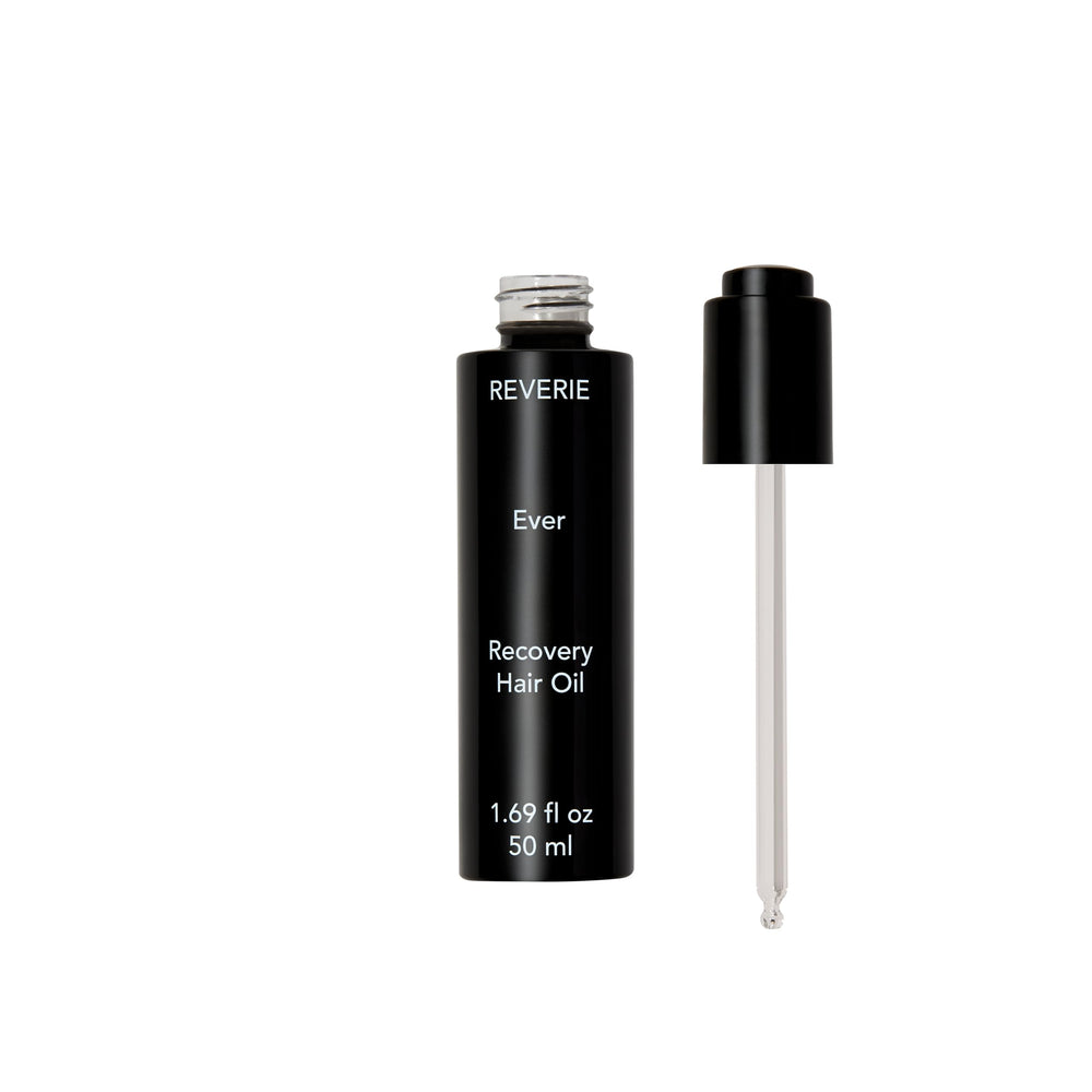 REVERIE Ever Recovery Oil ingredients close-up highlights marula and squalane moisture power