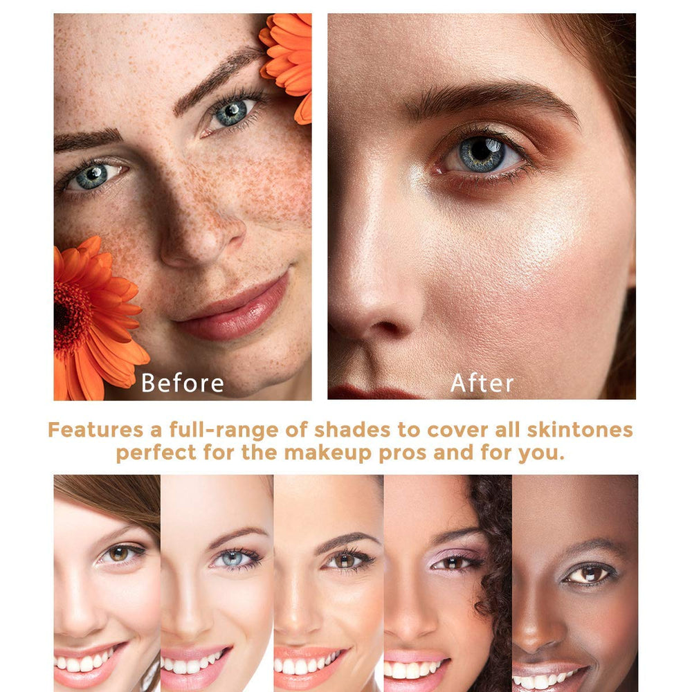 REVIGLAM ReviGLam TLM color-adapting formula blending into skin tone.