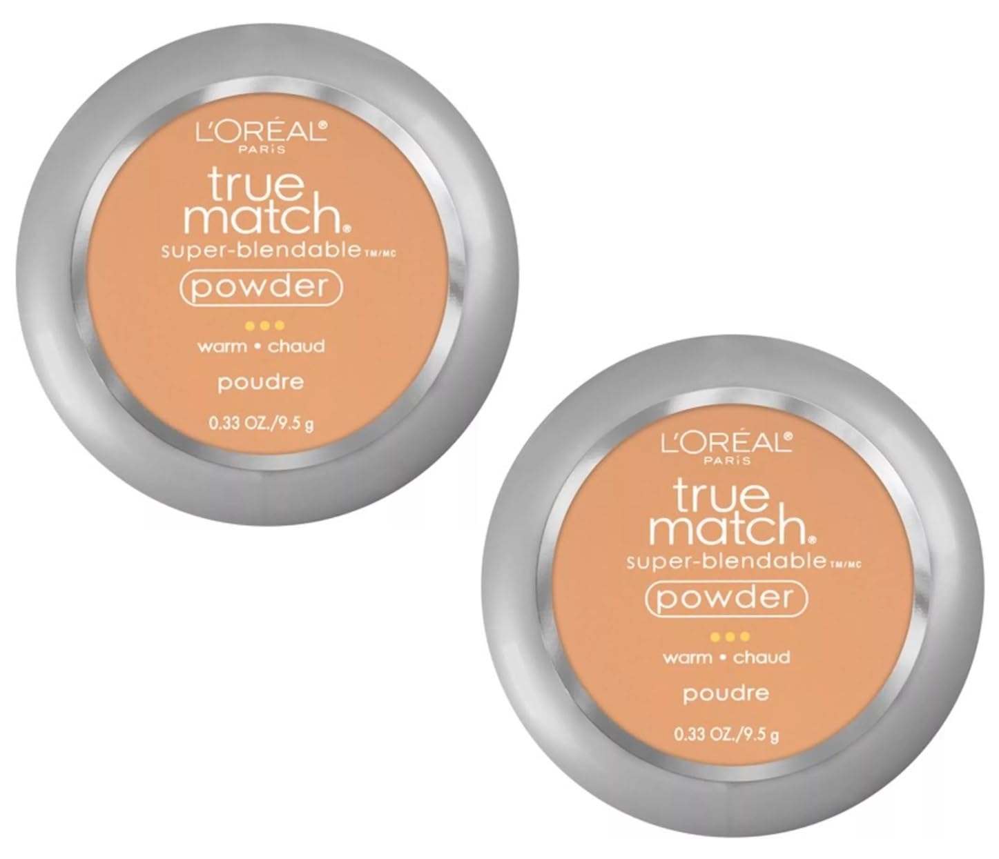 Revitalift True Match powder compact Fresh Beige W4.5 glides for a natural finish.