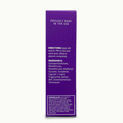 Reviva Labs serum ingredients graphic highlighting antioxidant support for radiant skin.