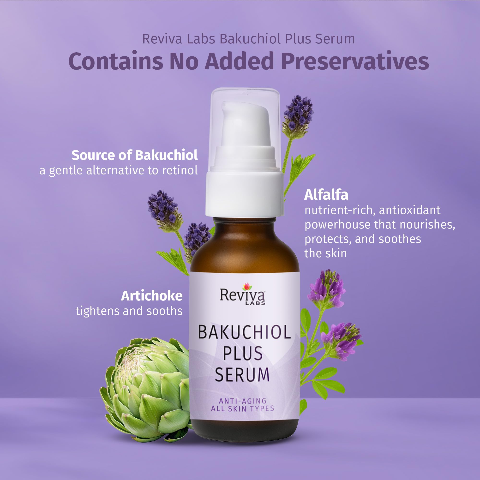 Alfalfa extract graphic signaling nutrient-rich skincare benefits