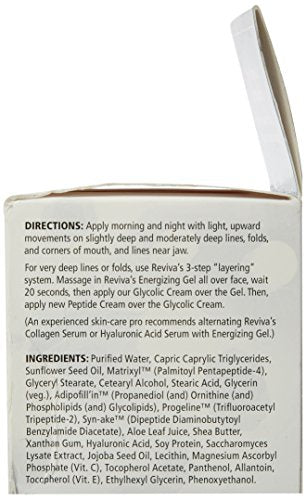 Reviva Labs Anti-Wrinkle Cream Peptides texture close-up for smooth application.