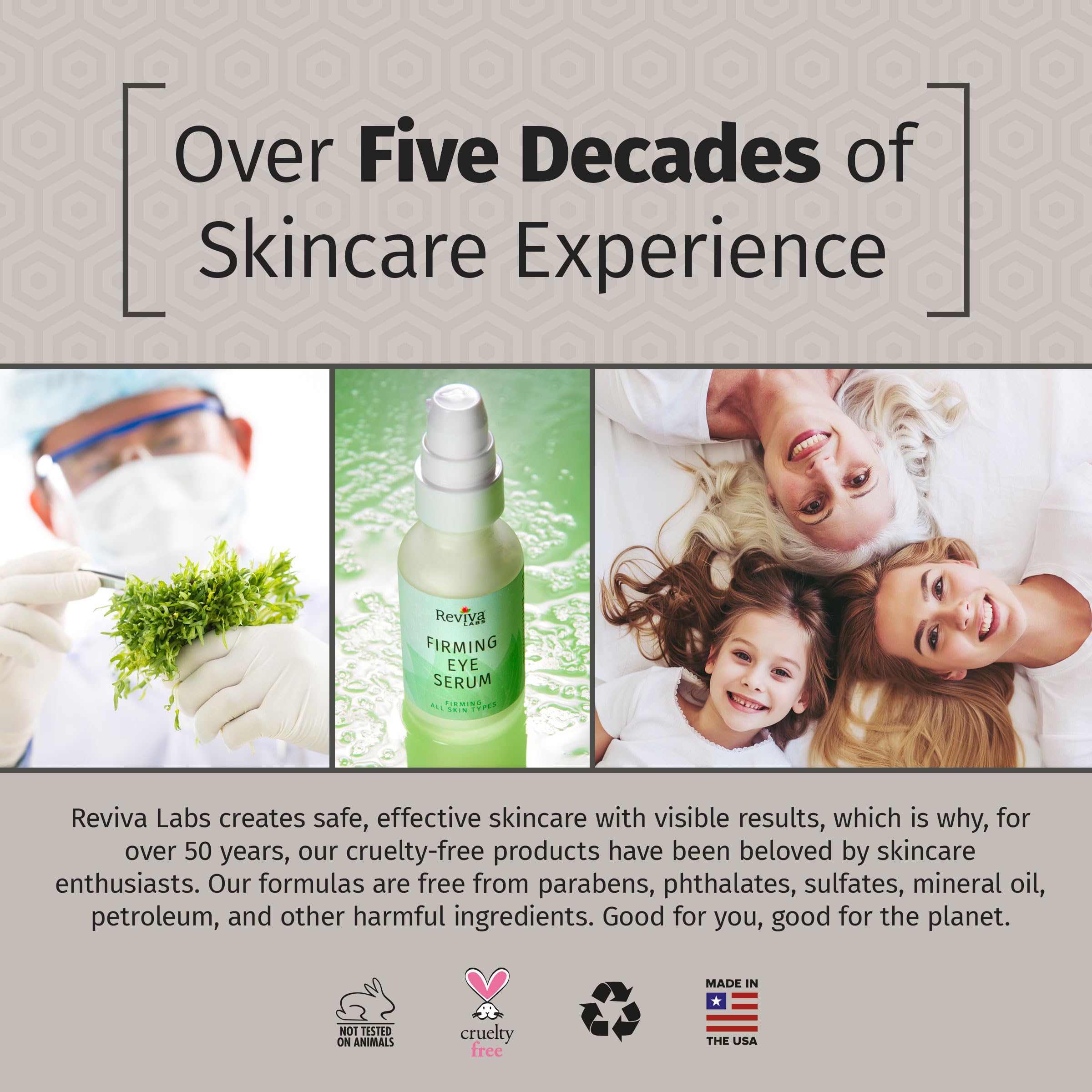 Brand packaging on a clean vanity, signaling trusted skincare.