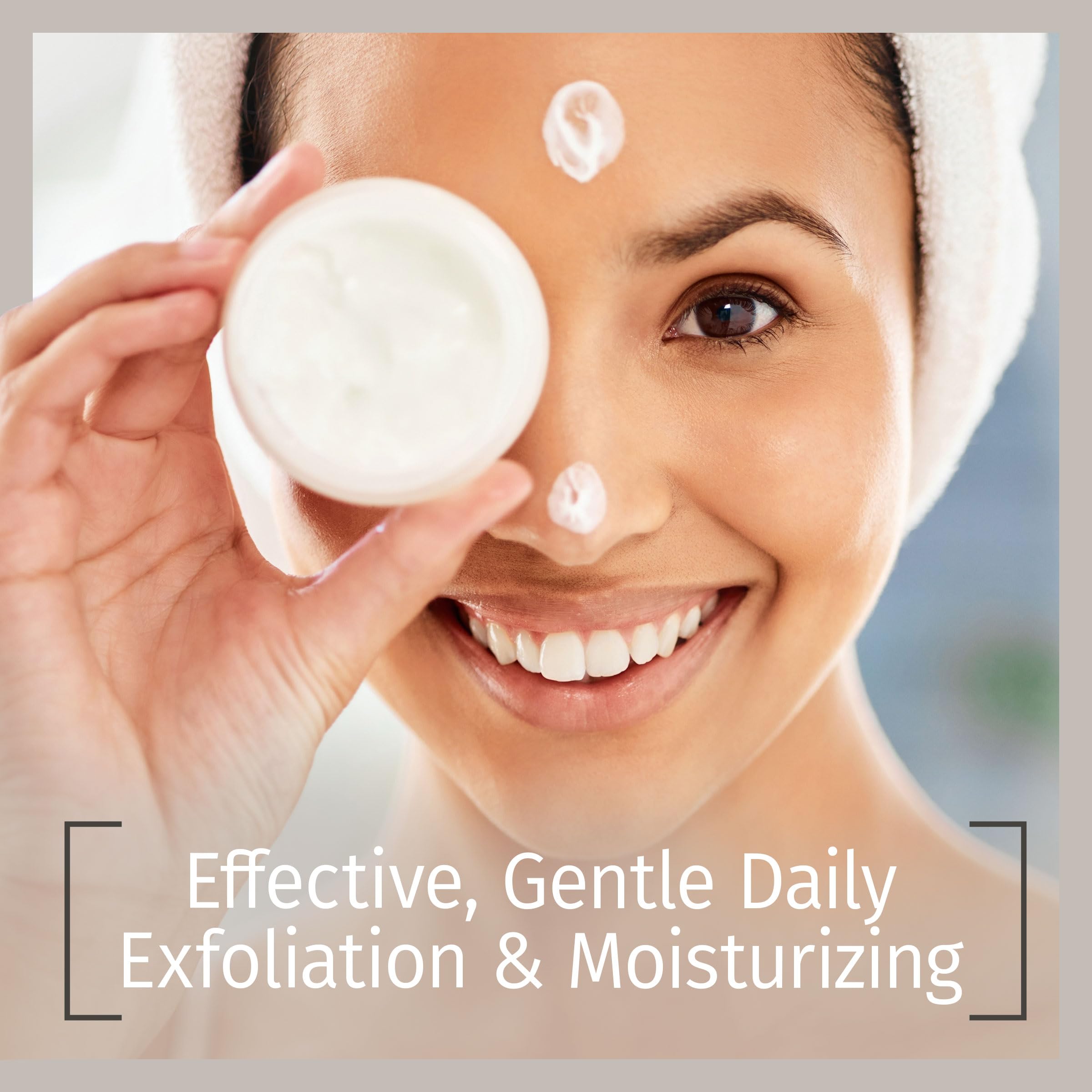 Closeup of Reviva Labs Creme jar highlighting gentle formula.